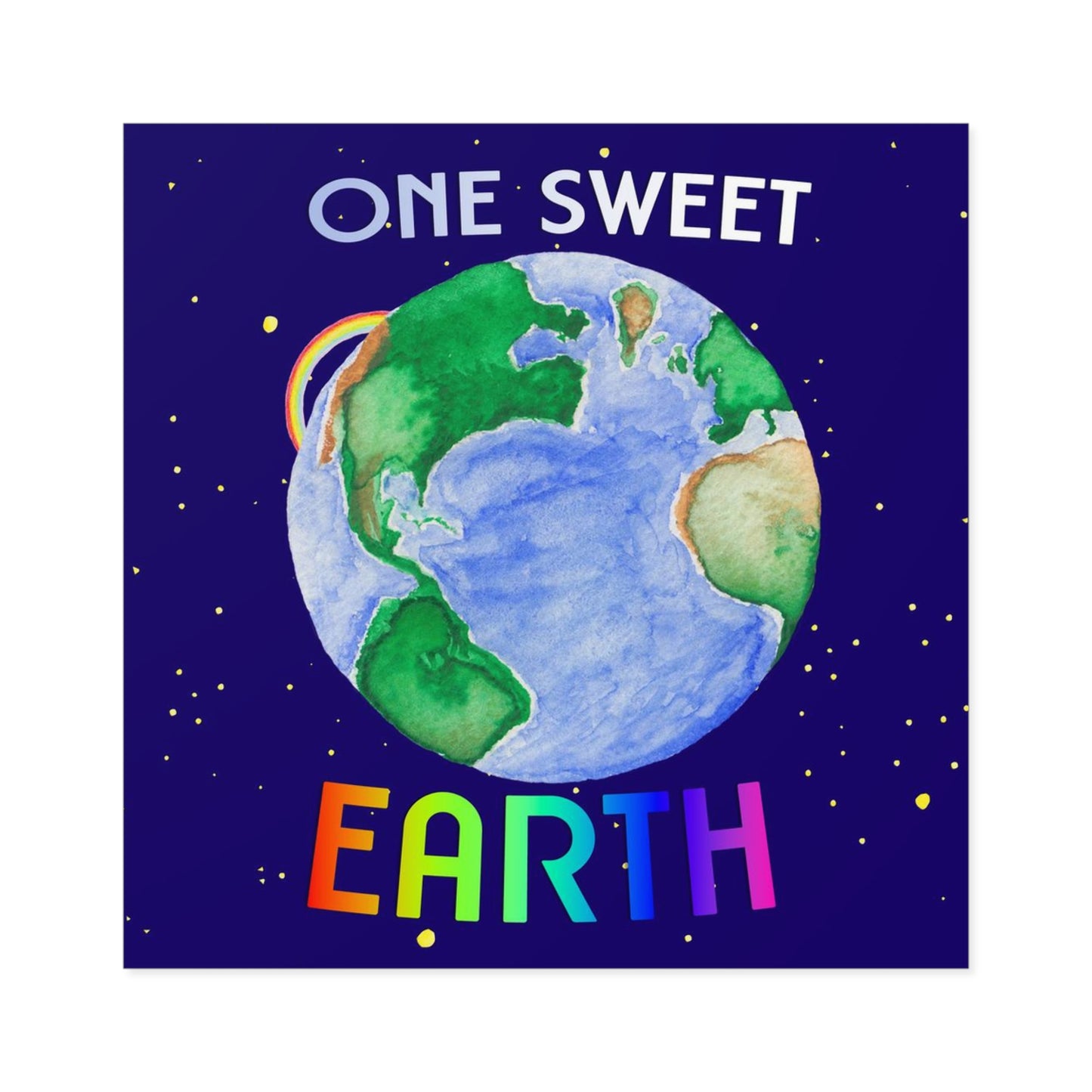 One Sweet Earth Stickers