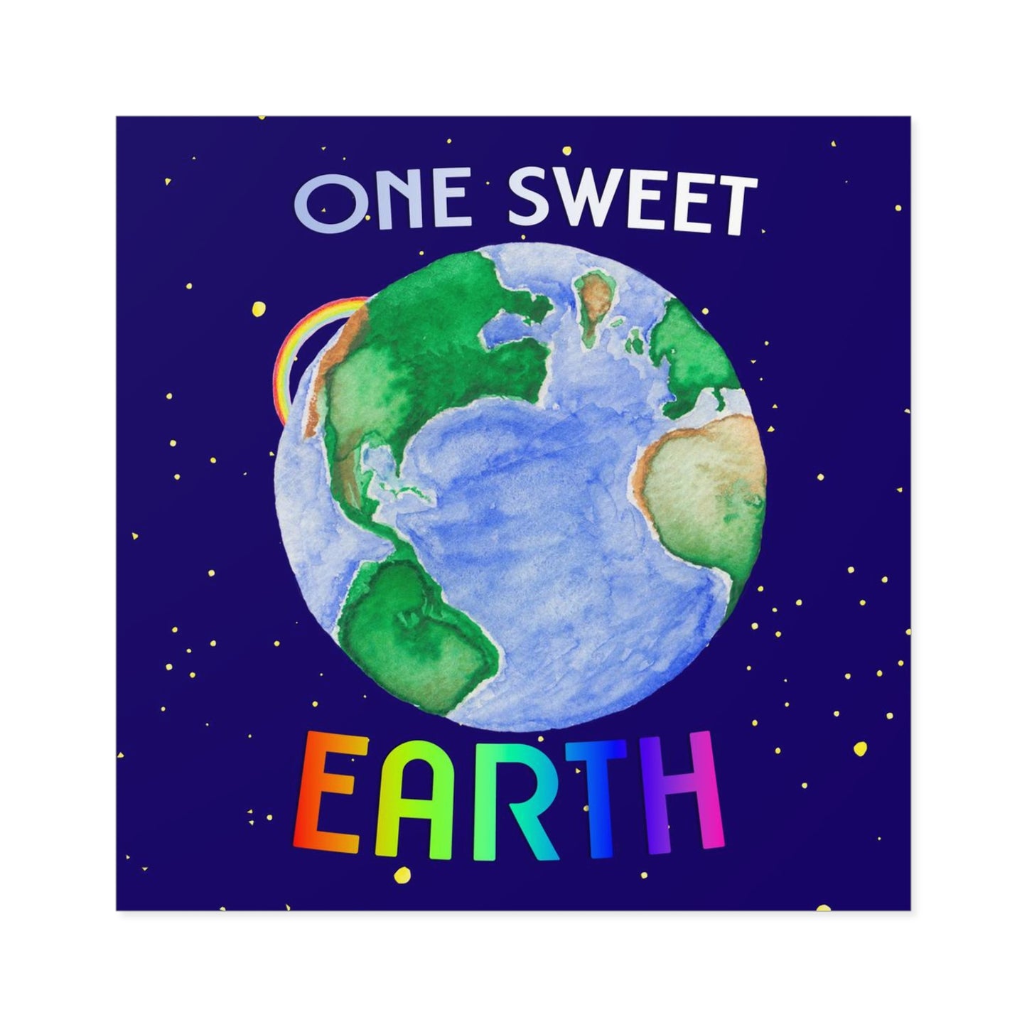 One Sweet Earth Stickers