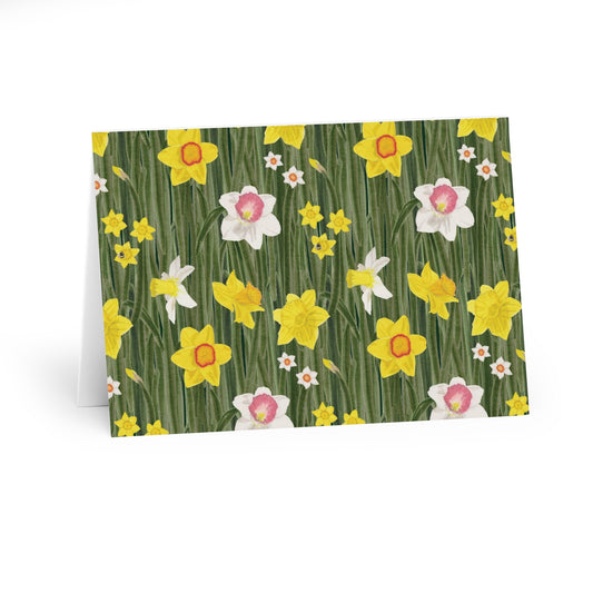 Dense Daffodil Forest Greeting Cards (5 Pack)