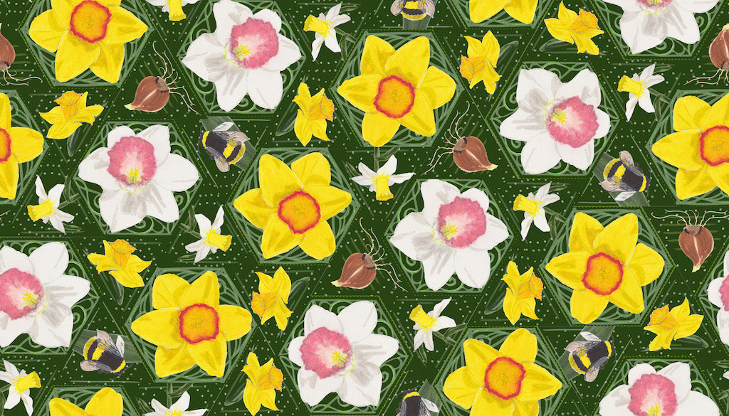 Daffodil Festival Fabric Collection at Spoonflower