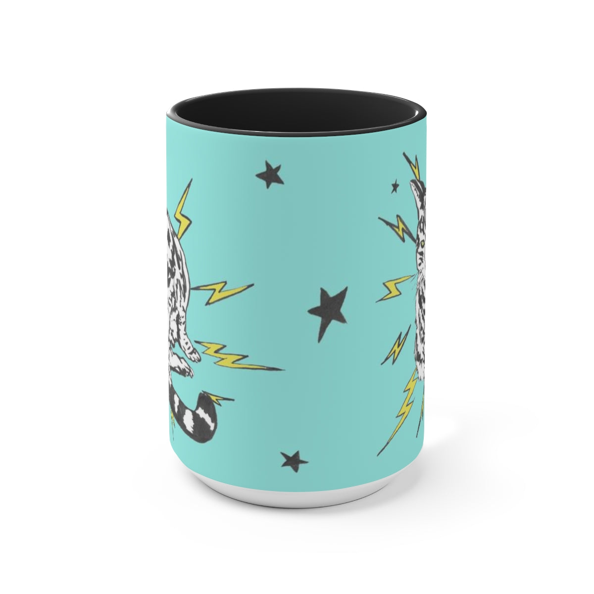 Turquoise Punk Rock Pussy Mug