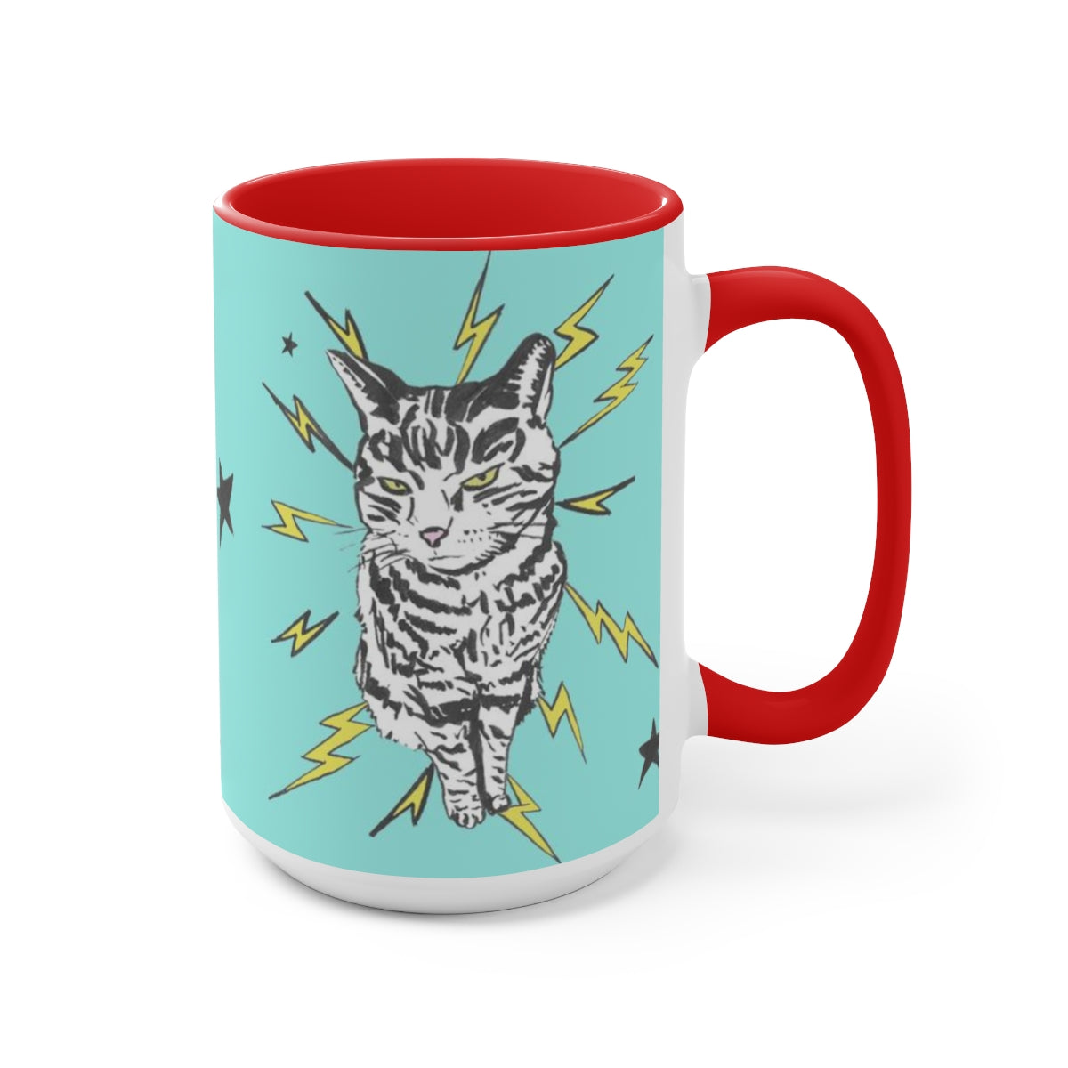 Turquoise Punk Rock Pussy Mug