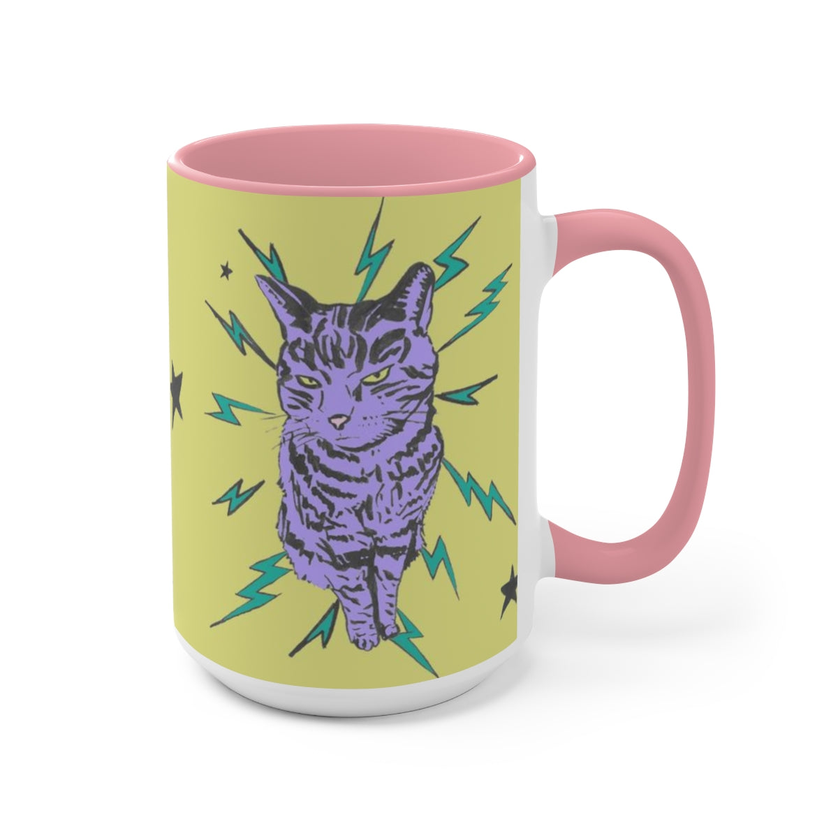 Yellow Punk Rock Pussy Mug