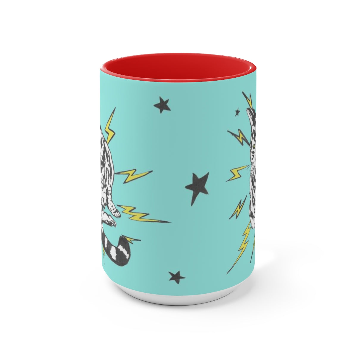 Turquoise Punk Rock Pussy Mug