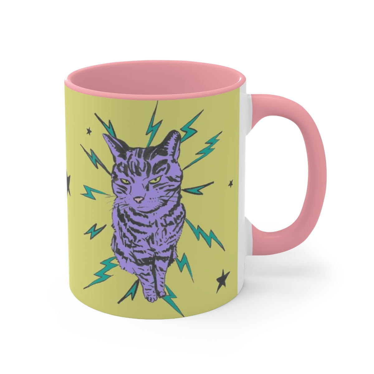 Yellow Punk Rock Pussy Mug