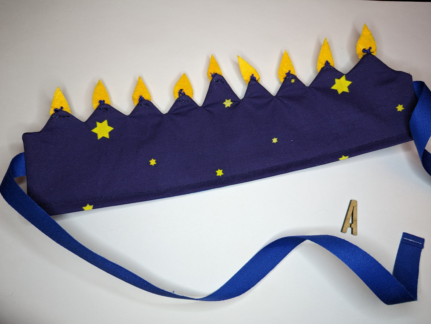 Handmade Chanukah Menorah Crowns