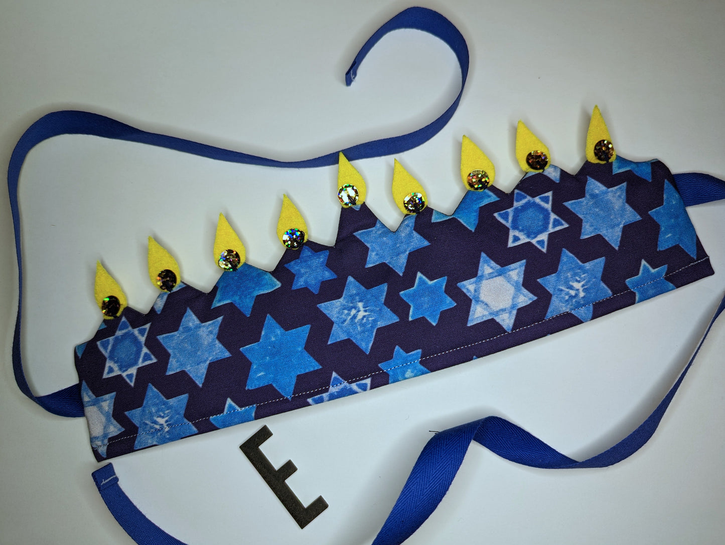 Handmade Chanukah Menorah Crowns