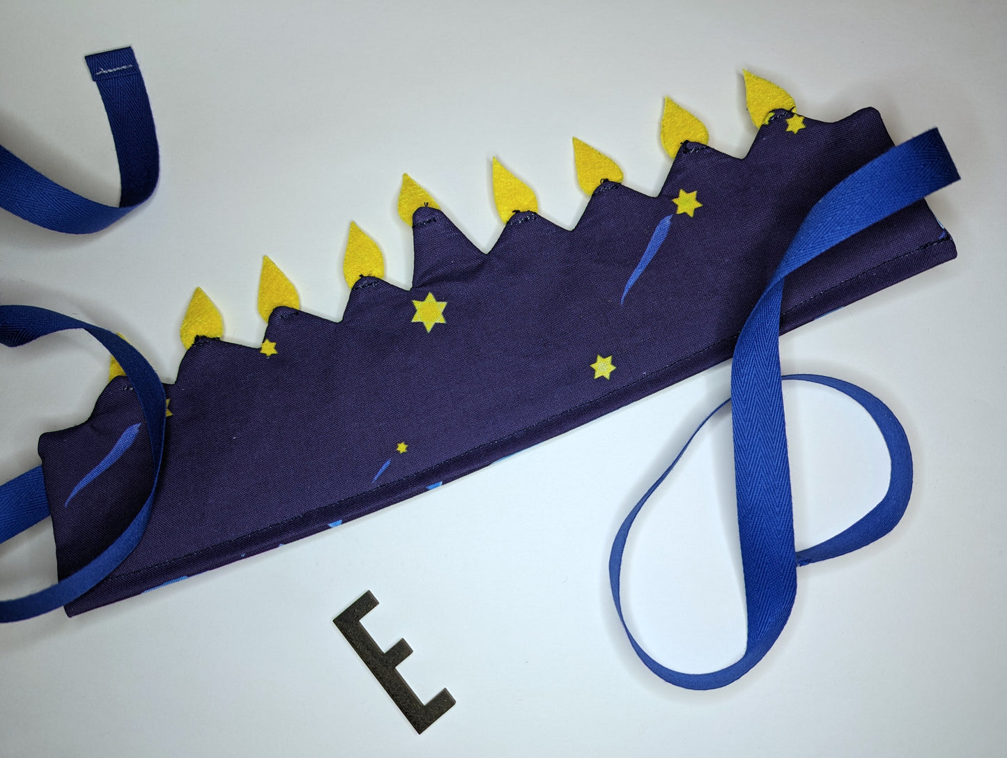 Handmade Chanukah Menorah Crowns