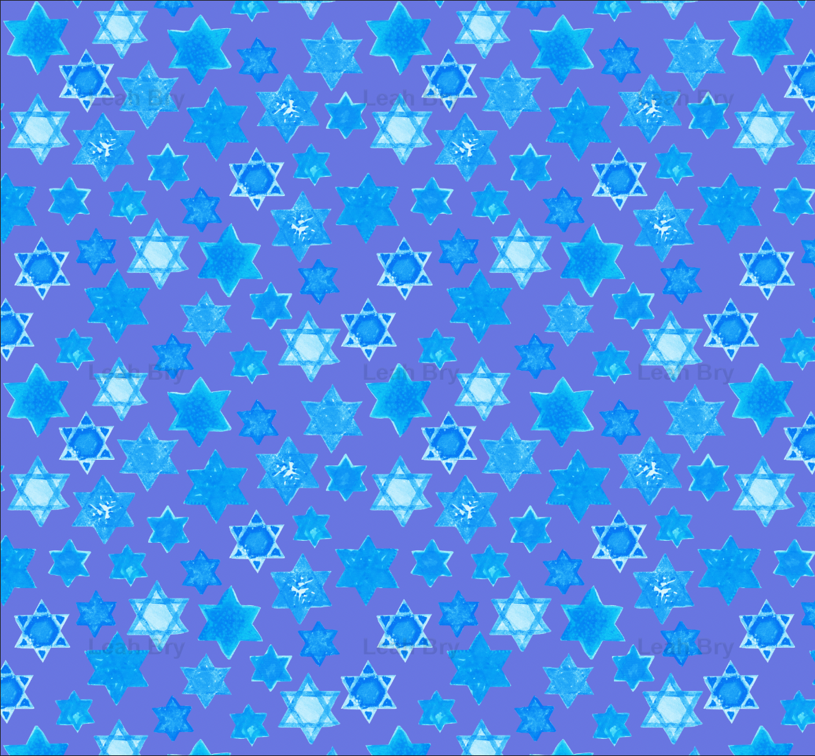 Chanukah Fabric Collection at Spoonflower