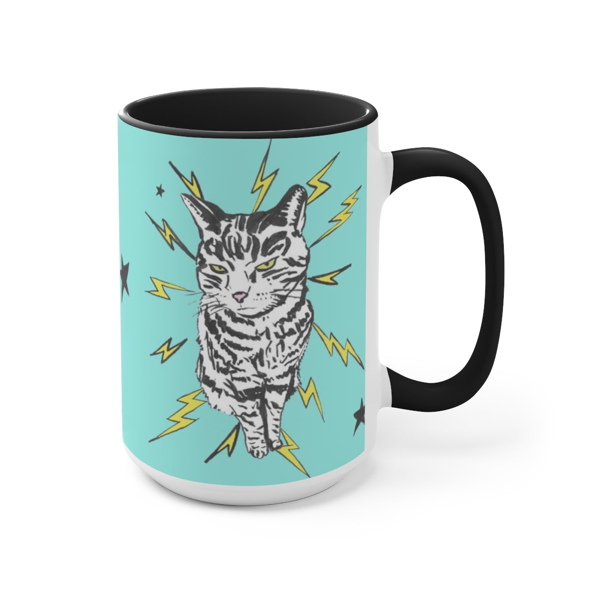 Turquoise Punk Rock Pussy Mug