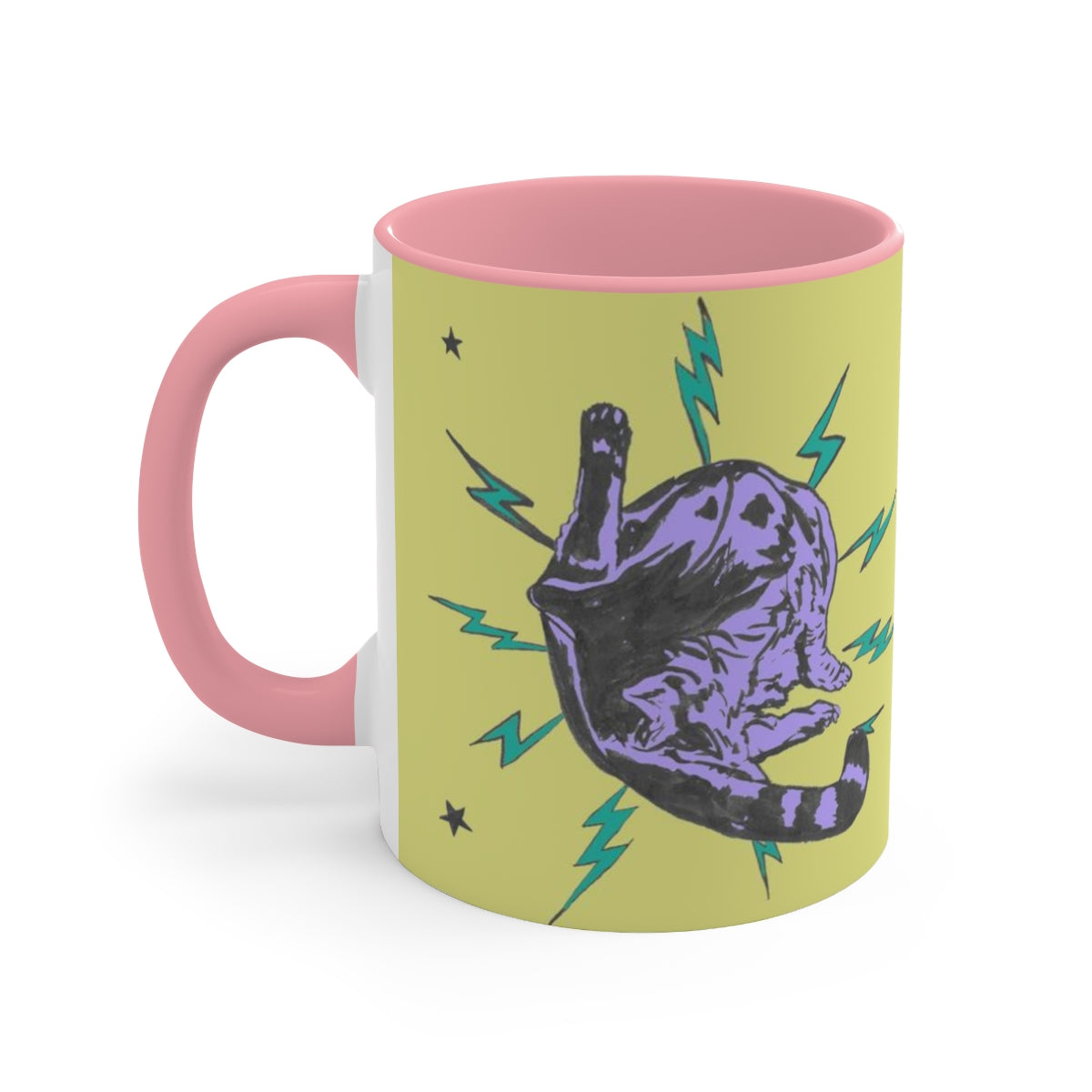 Yellow Punk Rock Pussy Mug