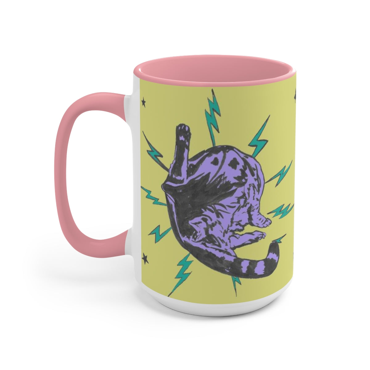 Yellow Punk Rock Pussy Mug