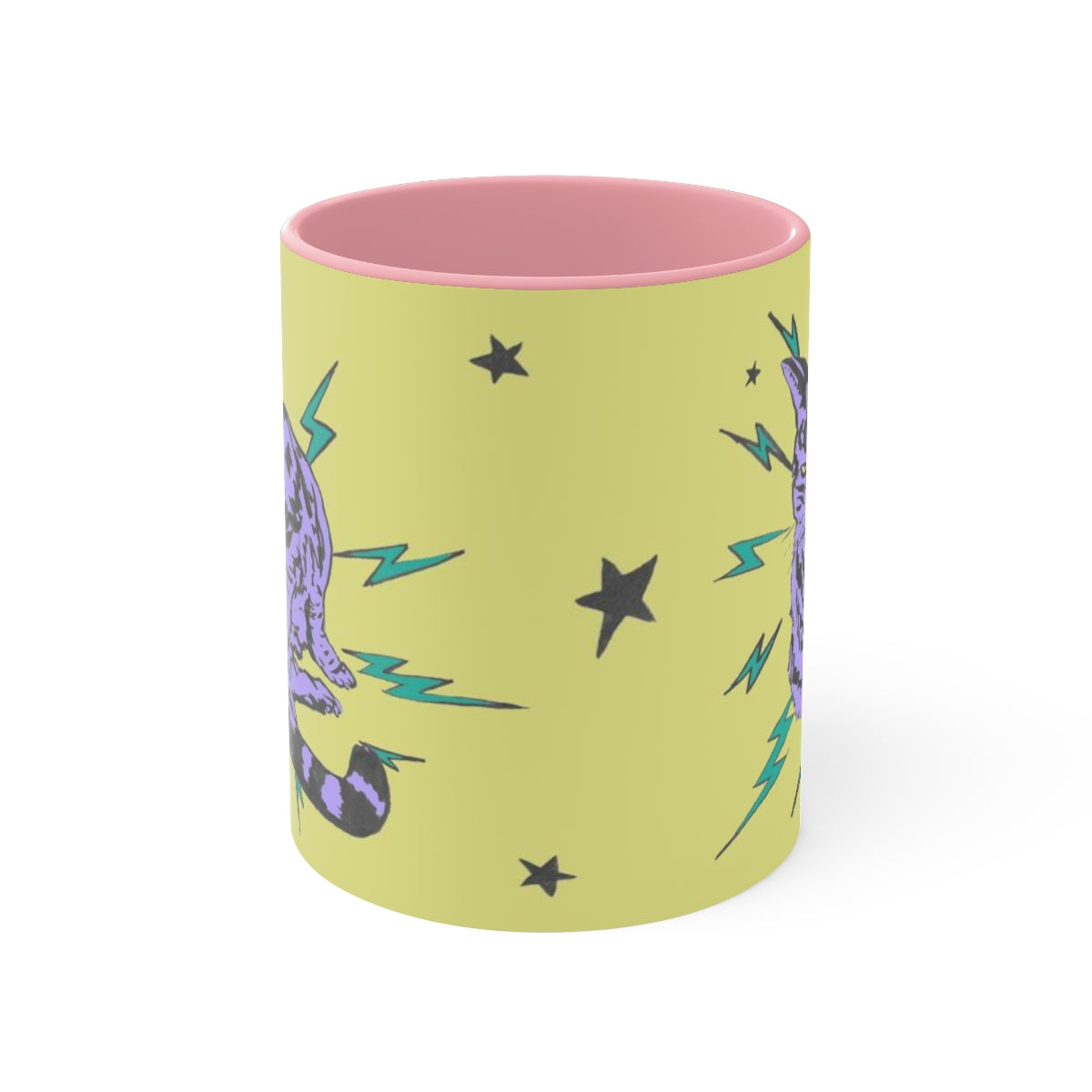 Yellow Punk Rock Pussy Mug