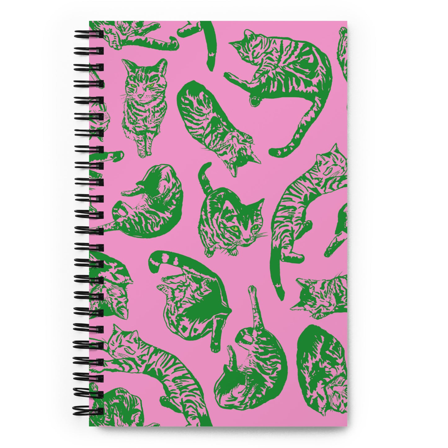 Punk Rock Pussy Toile Spiral Notebook