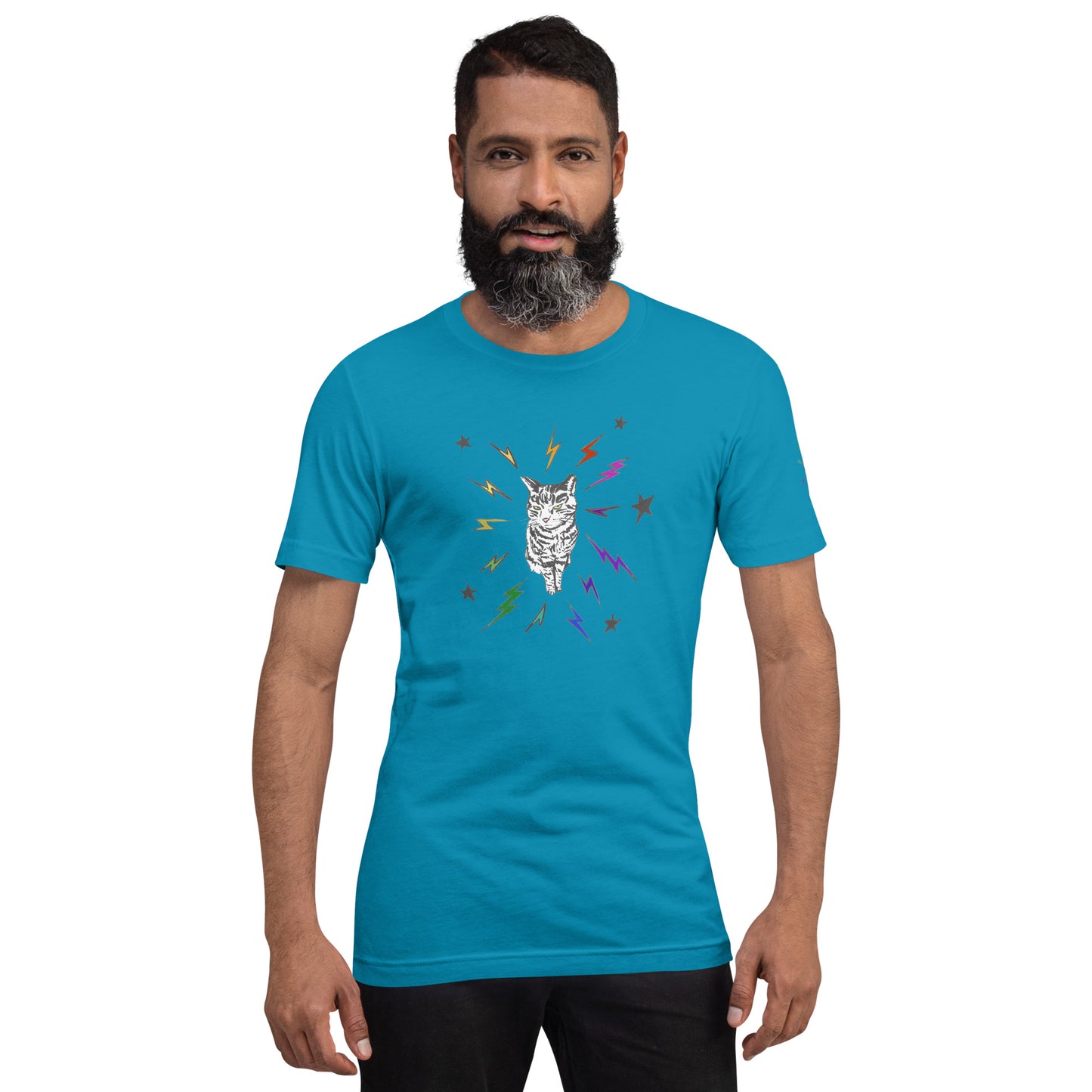 Punk Rock RAINBOW Pussy t-shirt (all gender, more linear fit)