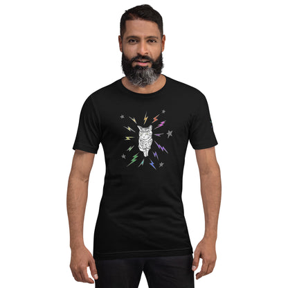 Punk Rock RAINBOW Pussy t-shirt (all gender, more linear fit)