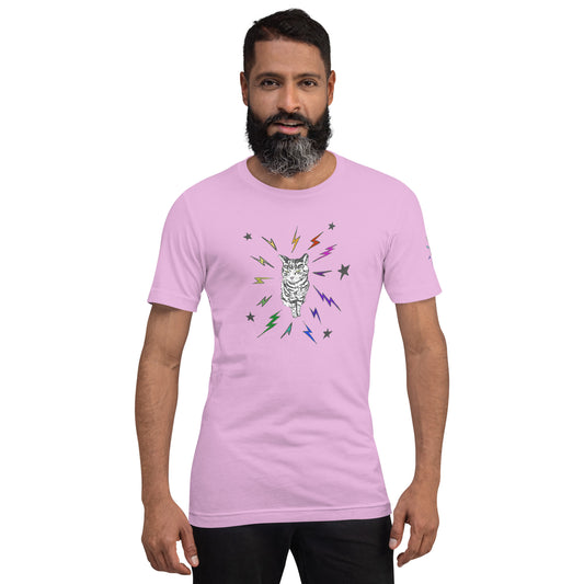 Punk Rock RAINBOW Pussy t-shirt (all gender, more linear fit)