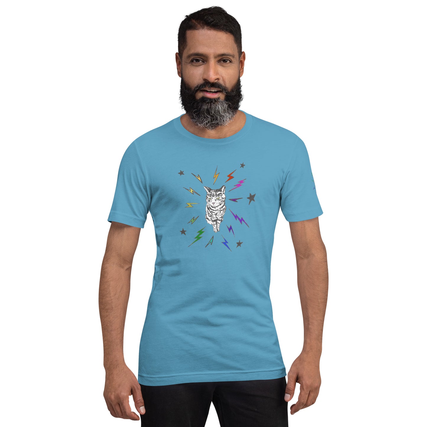 Punk Rock RAINBOW Pussy t-shirt (all gender, more linear fit)