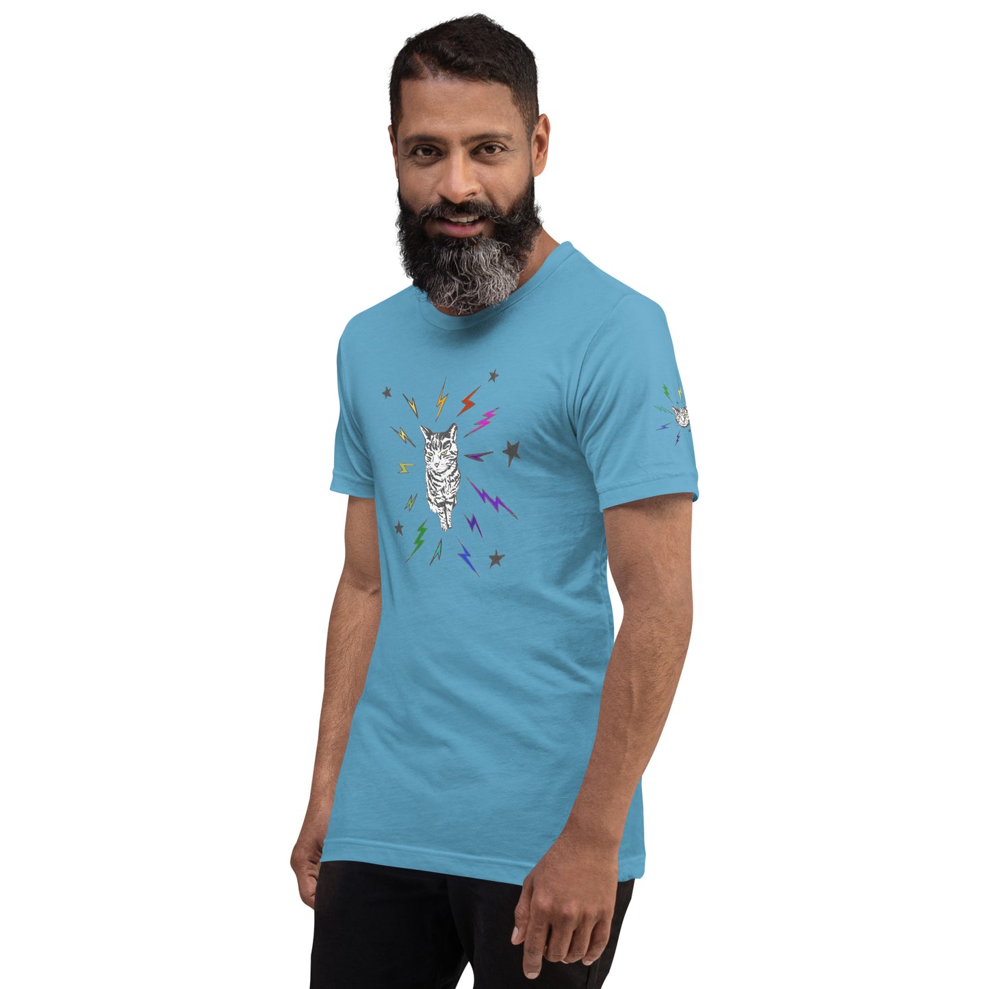 Punk Rock RAINBOW Pussy t-shirt (all gender, more linear fit)